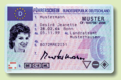 Obtaining a German driving license. | English website